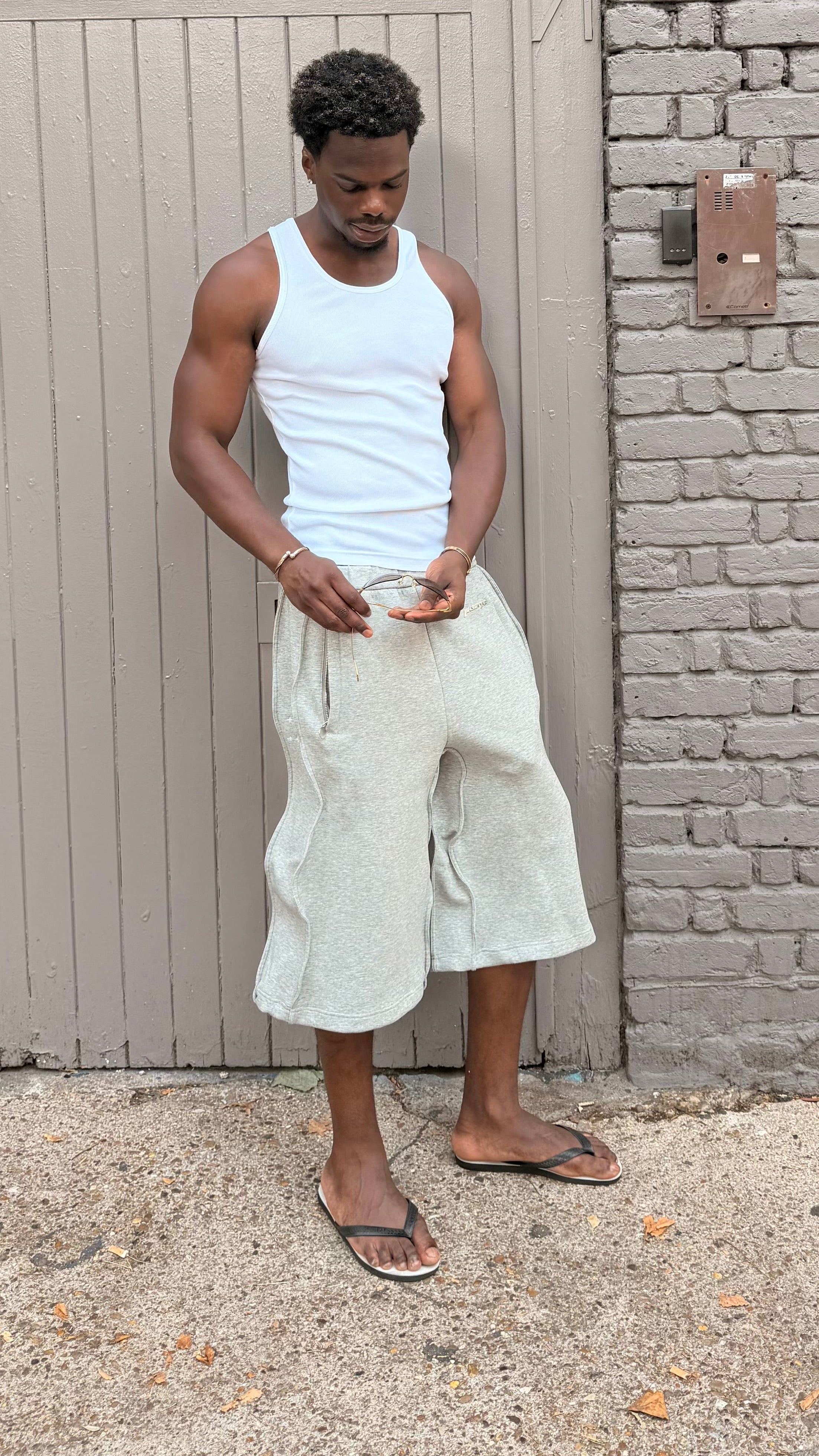 Grey Soundwave Short