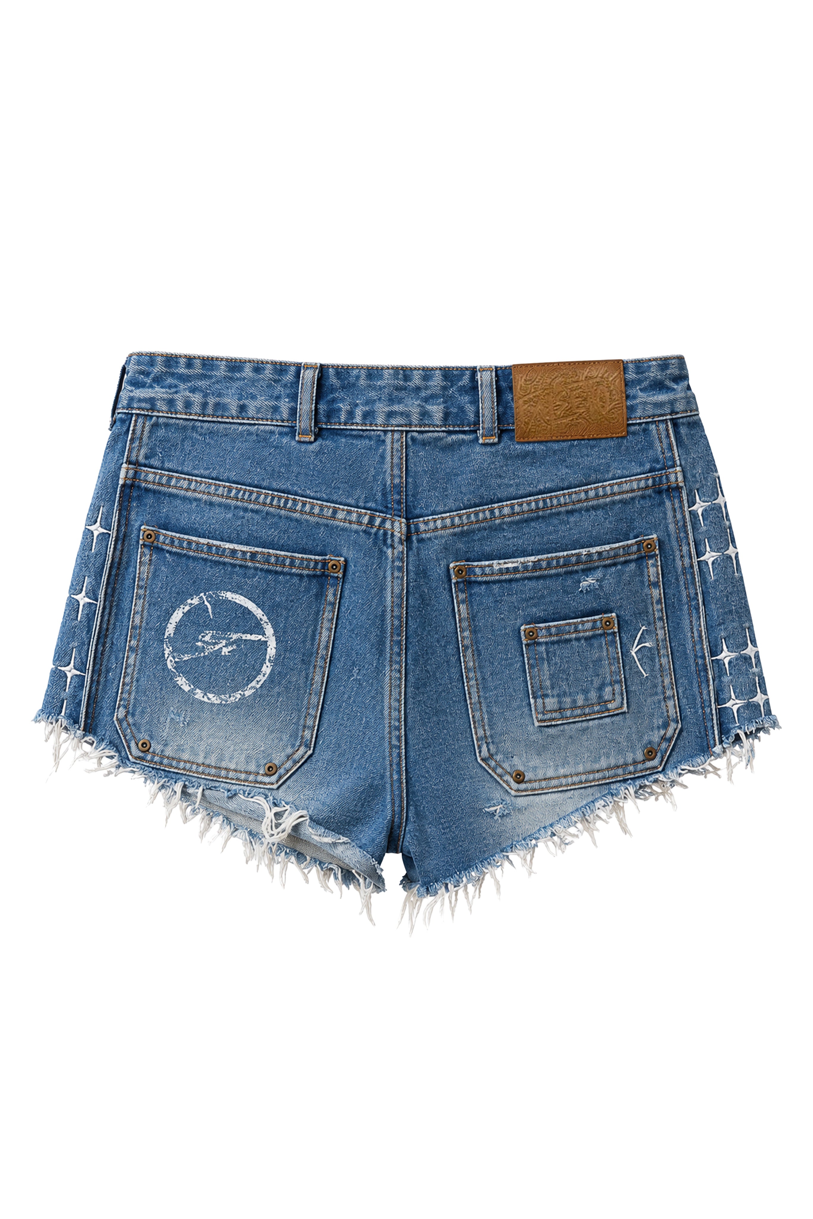Soundwave Mini Denim Shorts